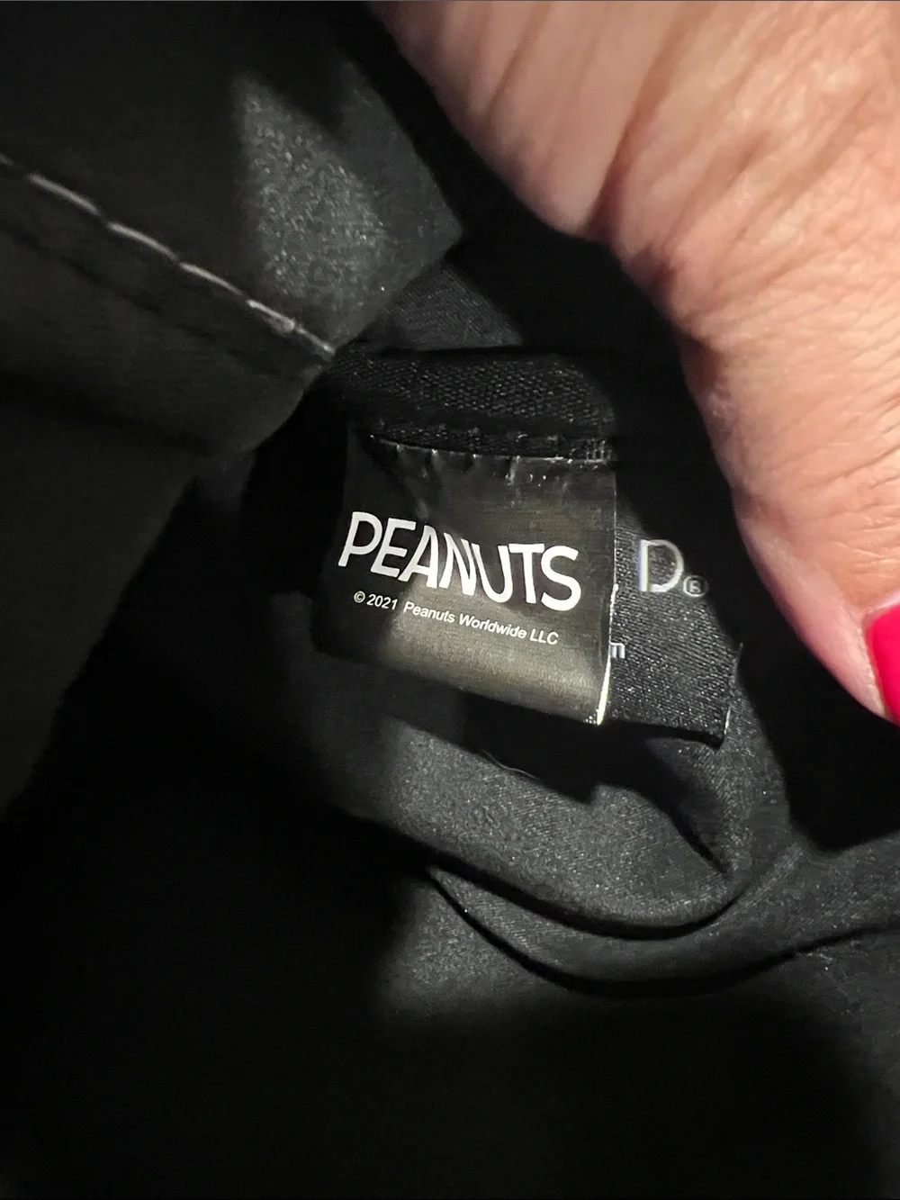 Bioworld Black Backpack/purse with Interior Logo Label